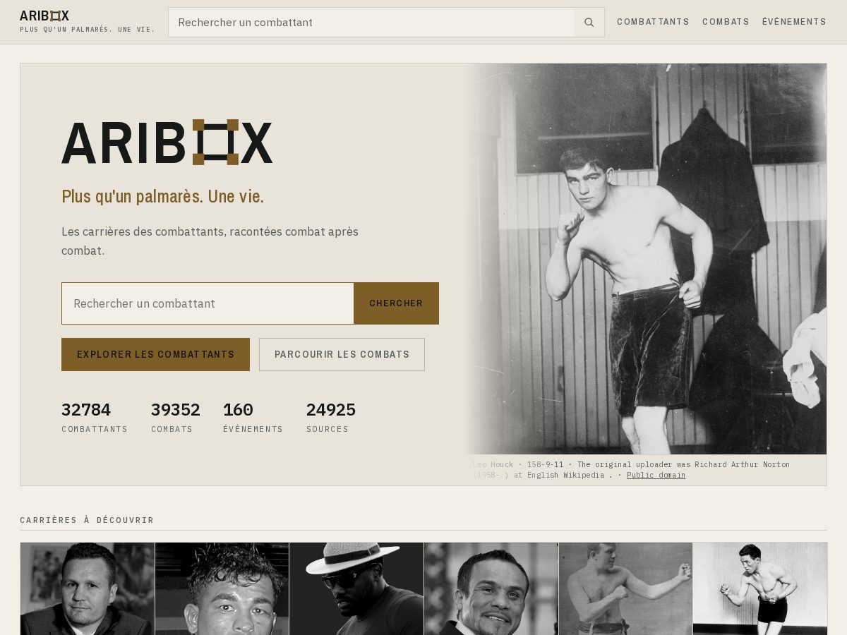 Landing-page snapshot of aribox.app