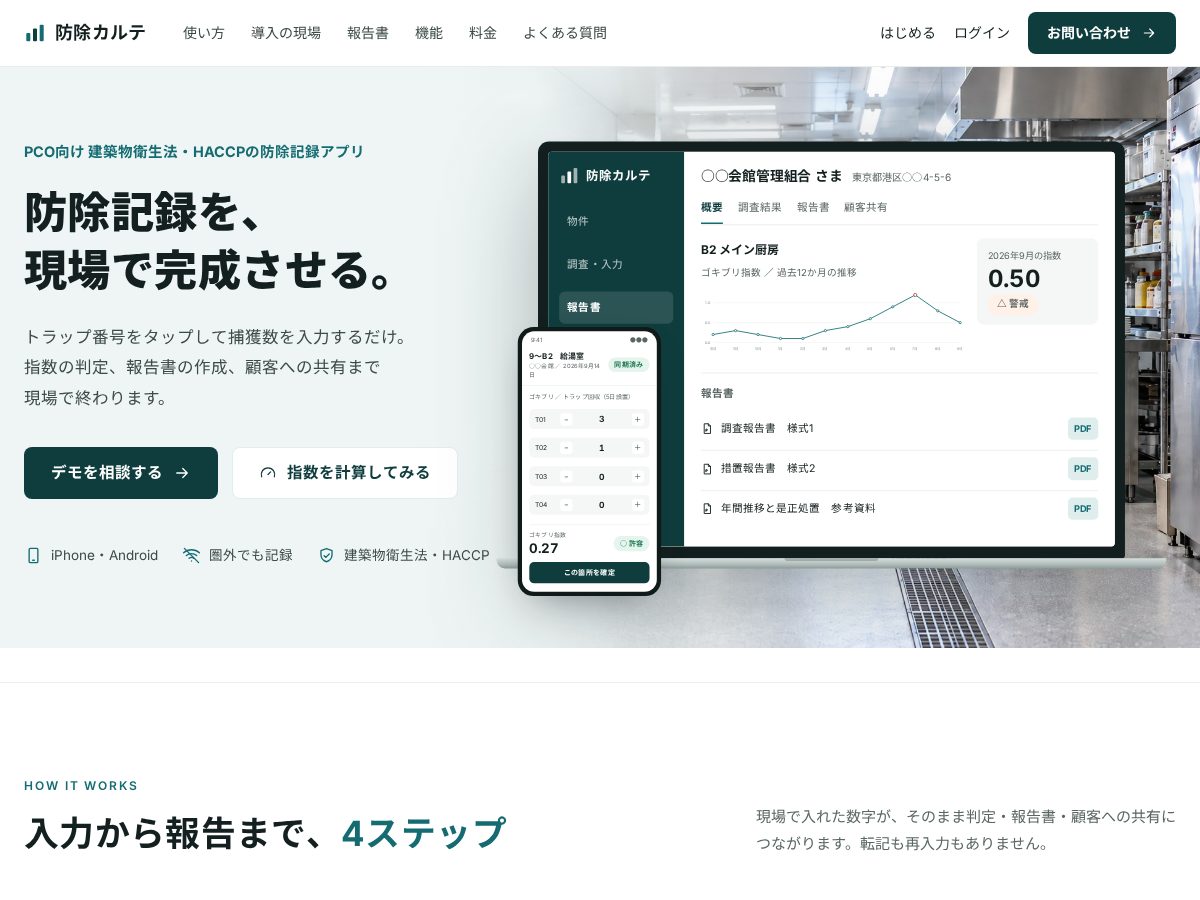 Landing-page snapshot of bojokarute.com