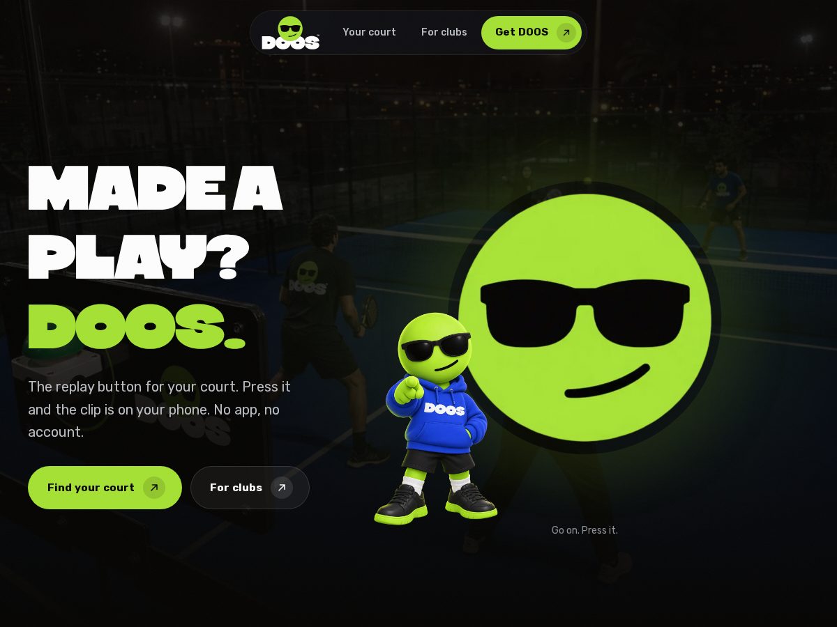Landing-page snapshot of doos-eg.com