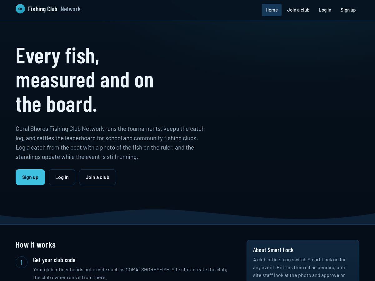 Landing-page snapshot of fishnetwork.org