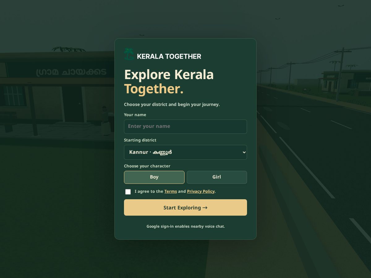 Landing-page snapshot of godsowncountry.network