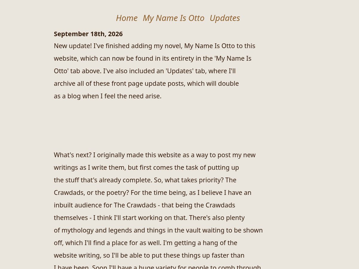 Landing-page snapshot of isaiahweaver.com