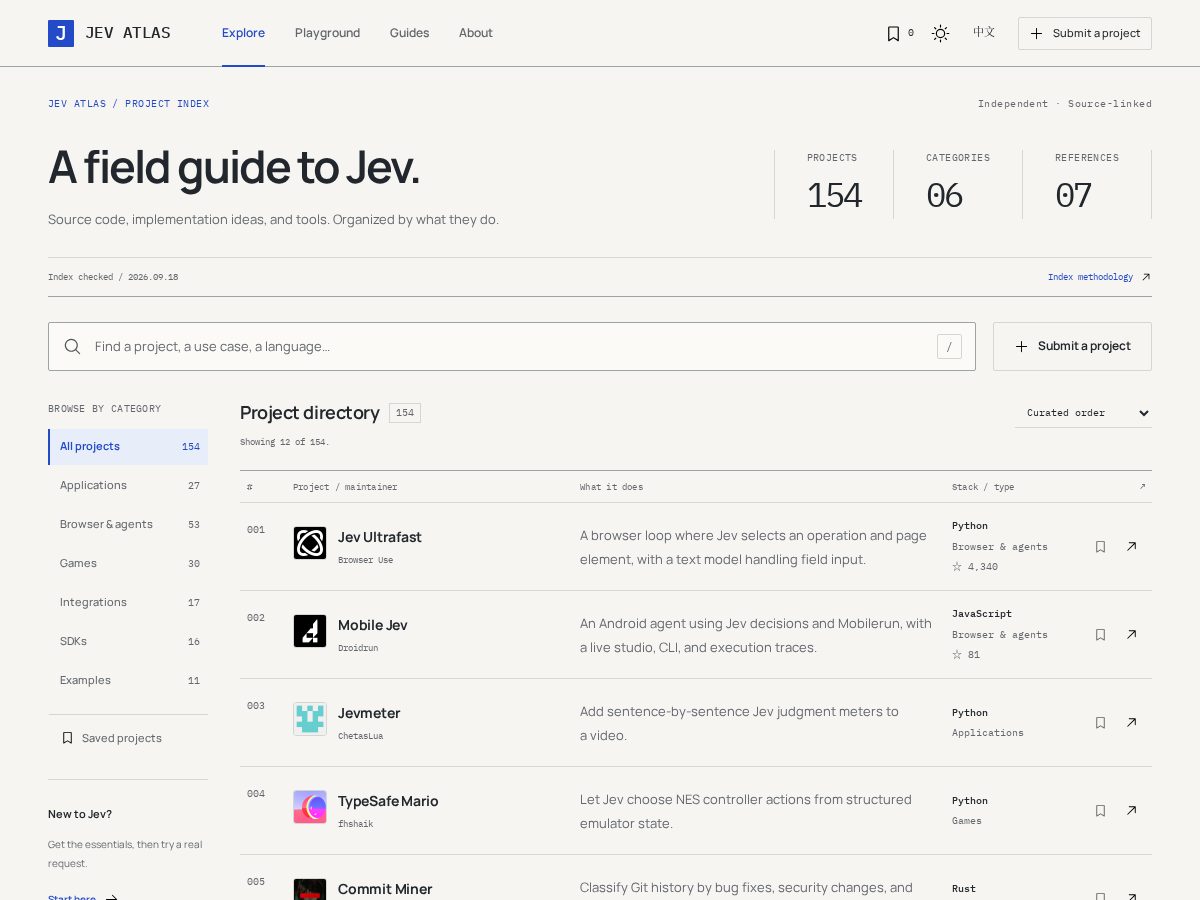 Landing-page snapshot of jevatlas.com