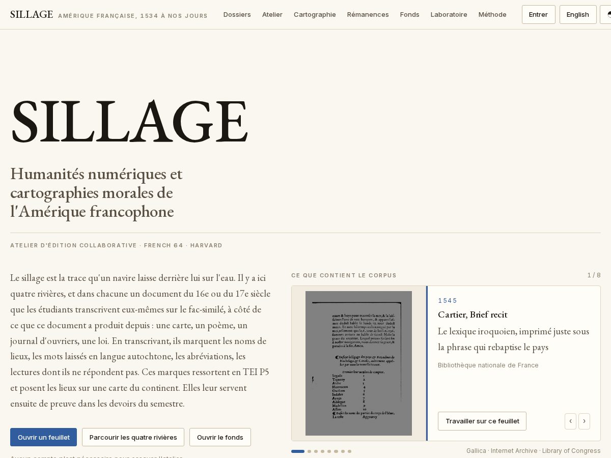 Landing-page snapshot of lesillage.app