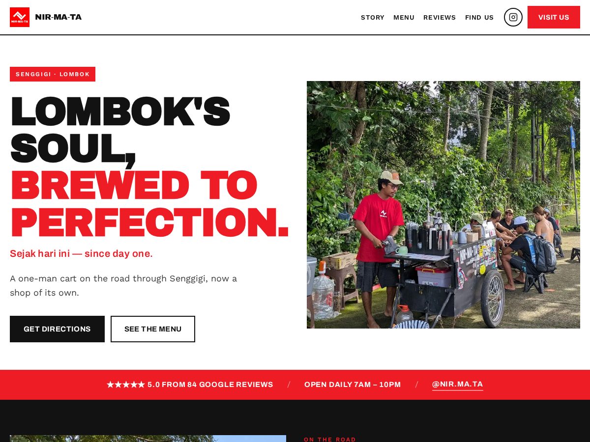 Landing-page snapshot of nir-ma-ta.com