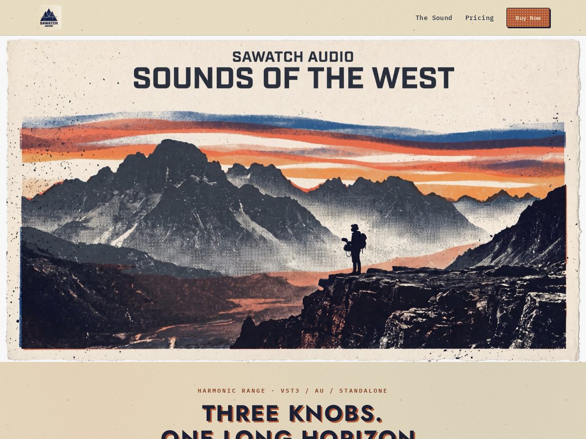 Landing-page snapshot of sawatchaudio.com