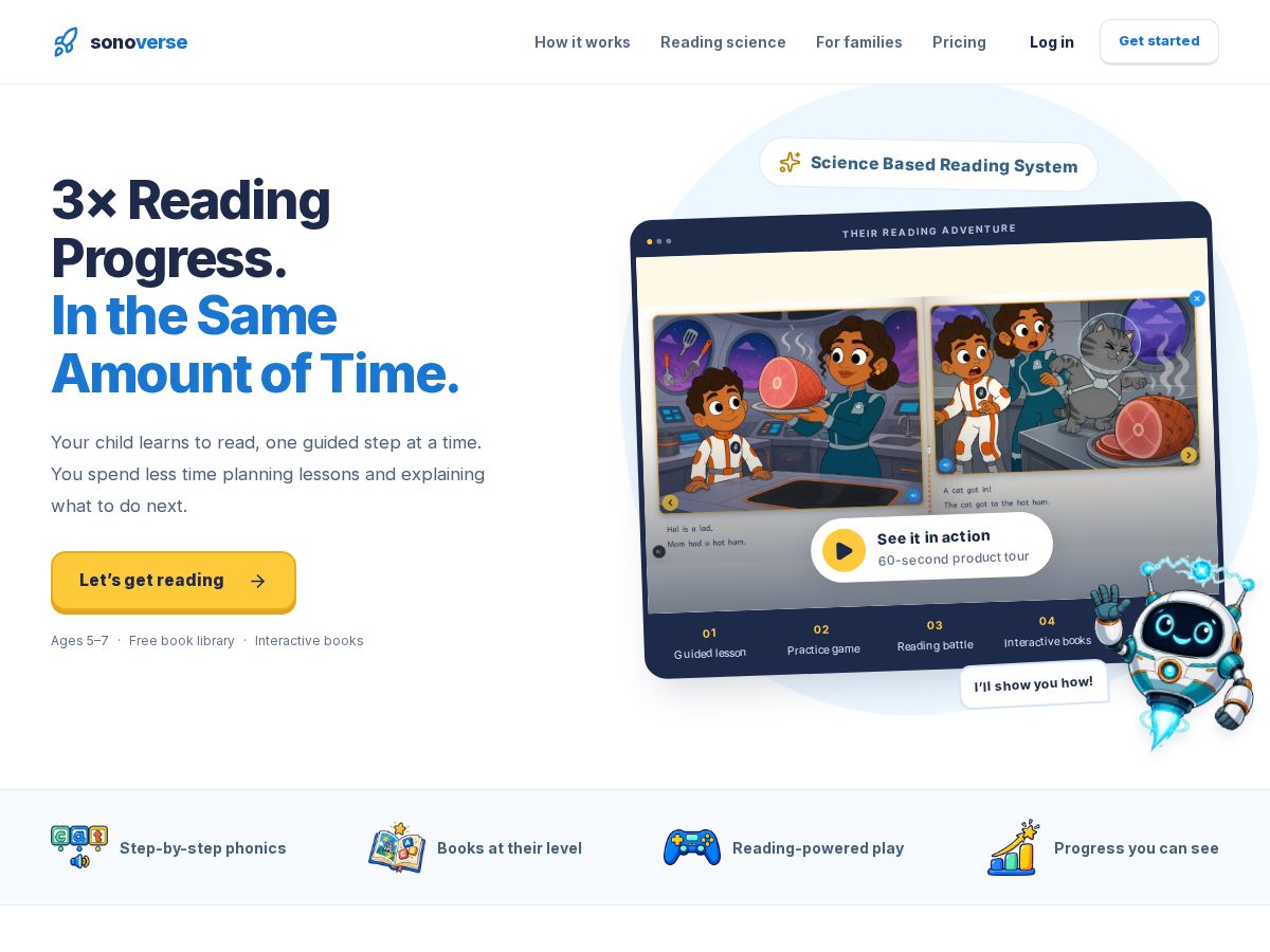 Landing-page snapshot of sonoverse.app