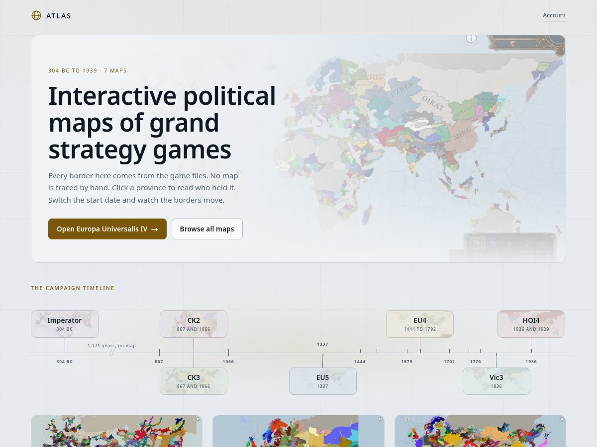 Landing-page snapshot of strategy-atlas.com
