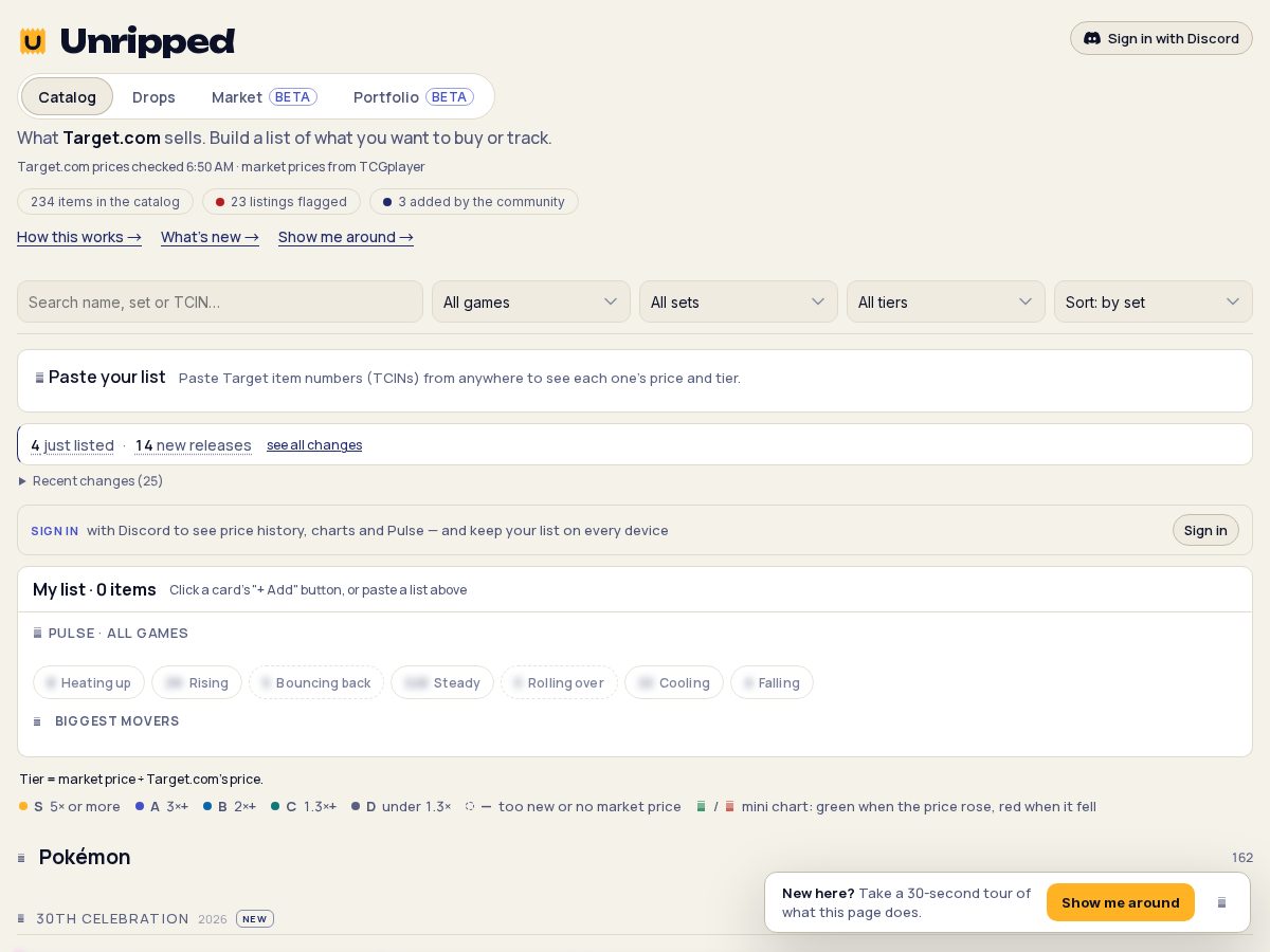 Landing-page snapshot of unripped.app