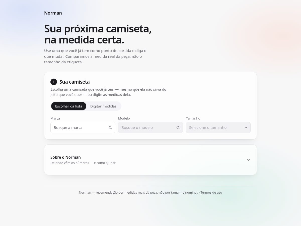 Landing-page snapshot of usenorman.com