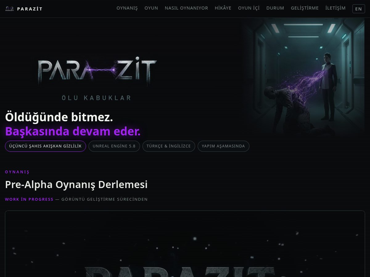 Landing-page snapshot of yenidunyaworks.com