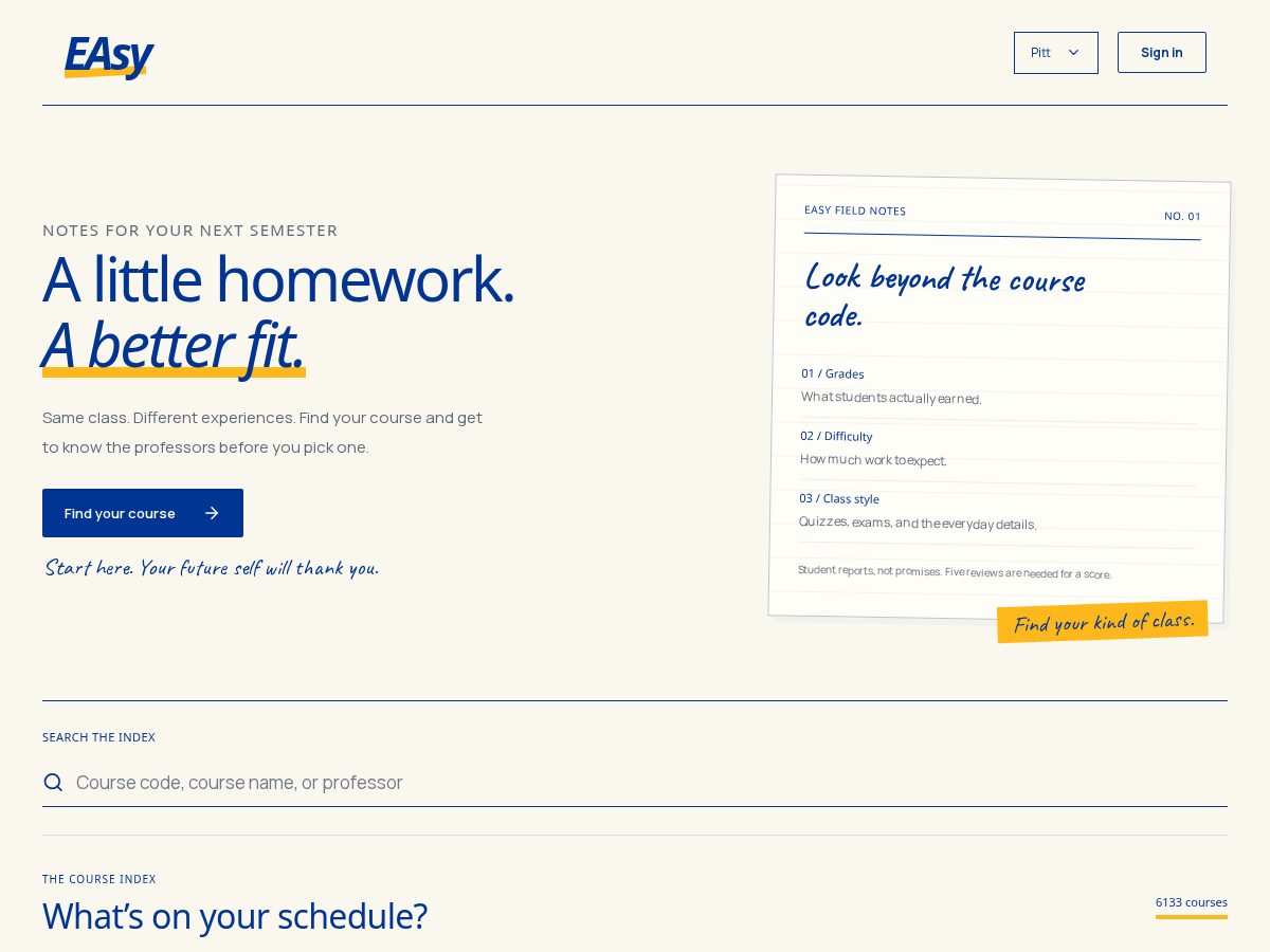 Landing-page snapshot of 3asy.tech