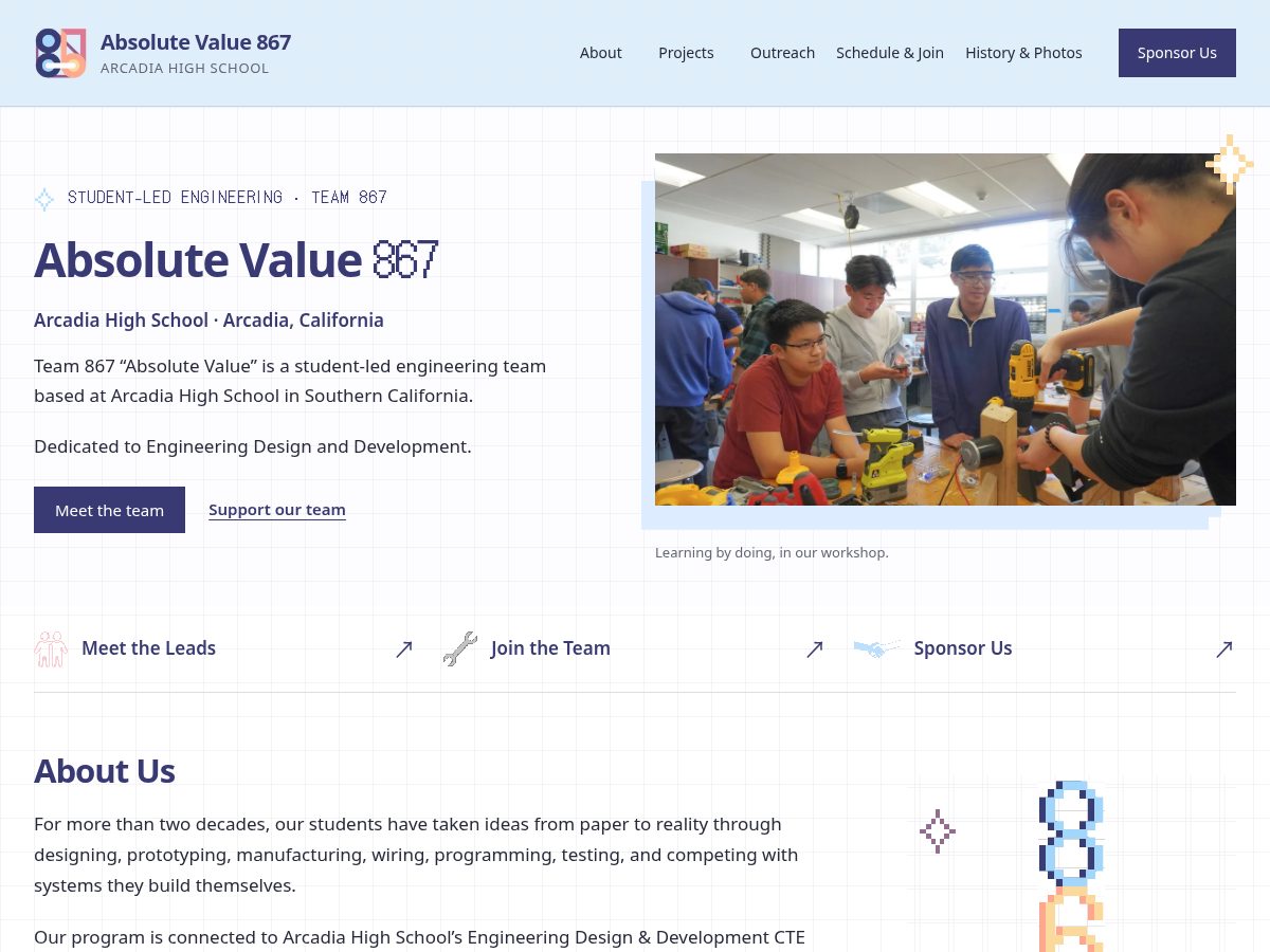 Landing-page snapshot of 867arcadiaedd.com