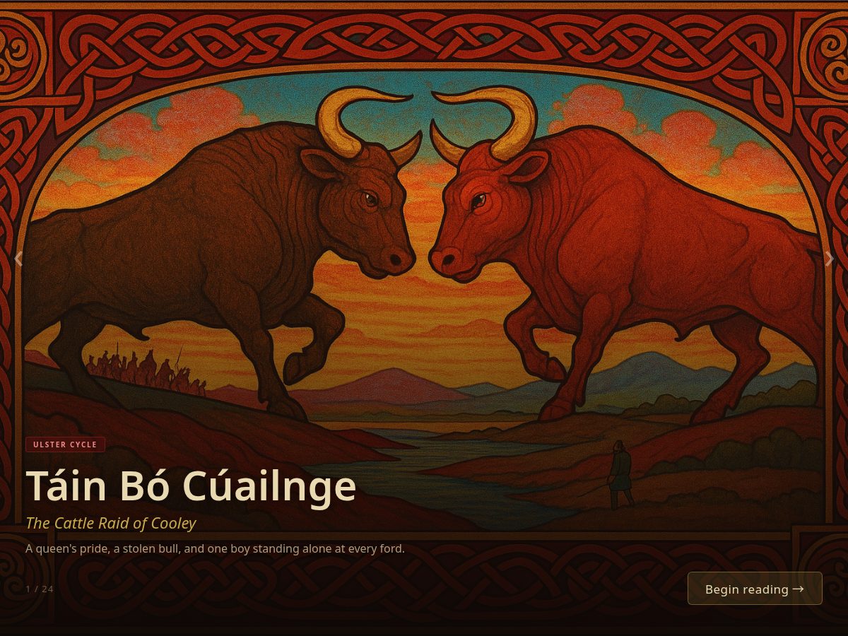 Landing-page snapshot of celticmyths.site