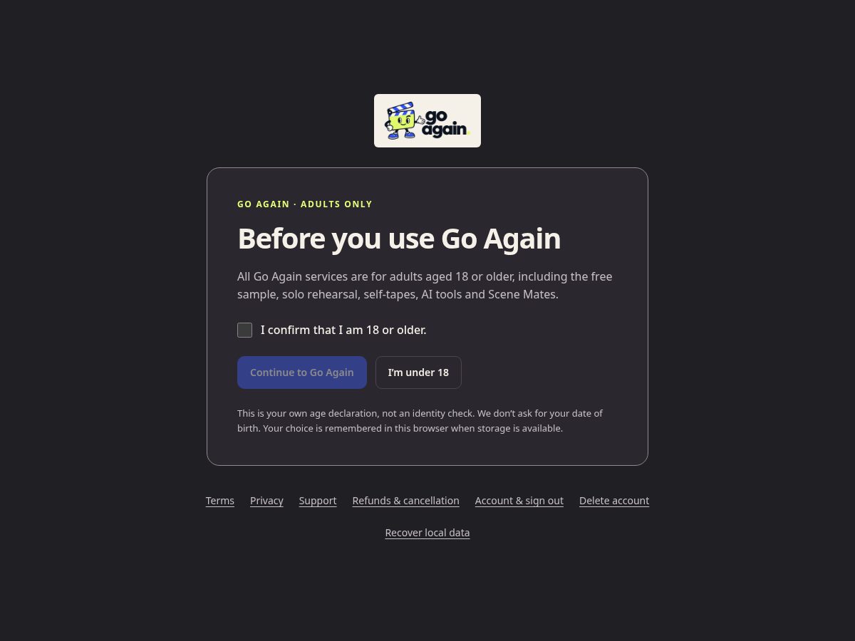 Landing-page snapshot of classics.theater
