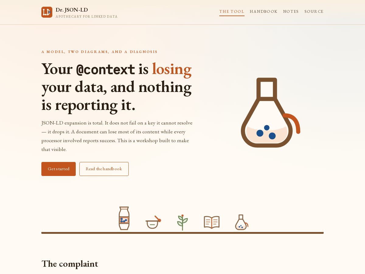 Landing-page snapshot of dr-json-ld.com