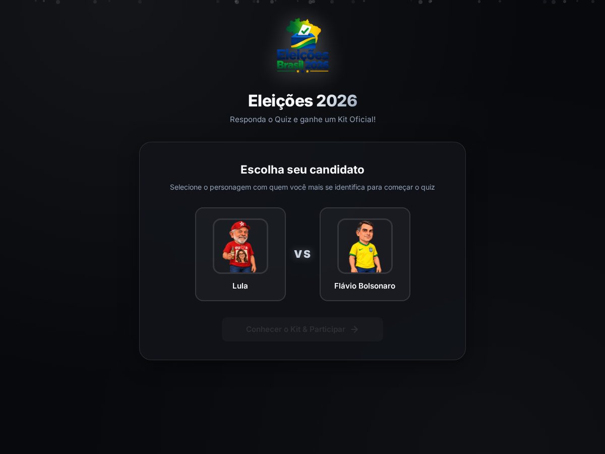 Landing-page snapshot of eleicoesbrasil26.online