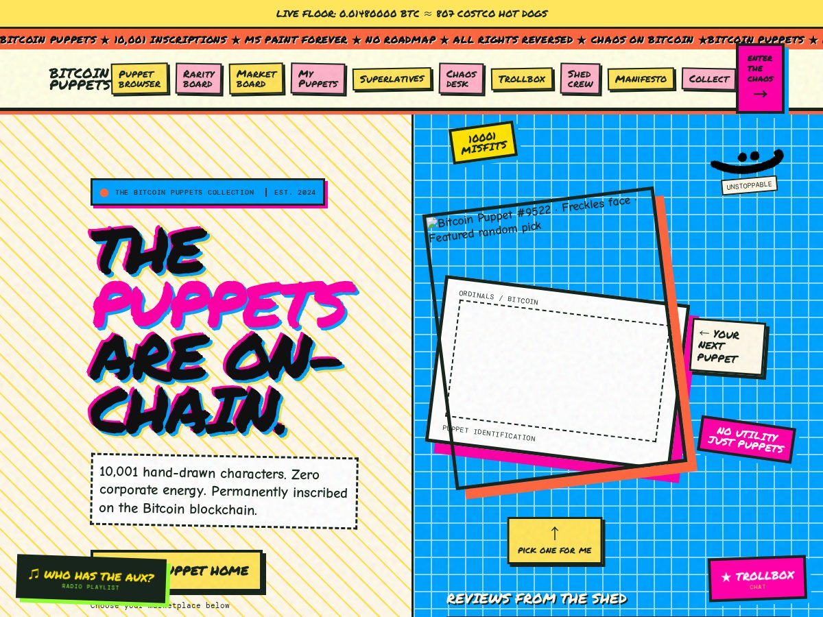 Landing-page snapshot of felt.cash