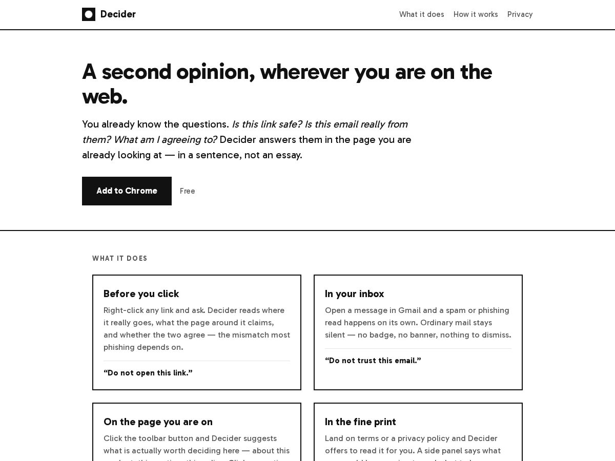 Landing-page snapshot of jevextension.com