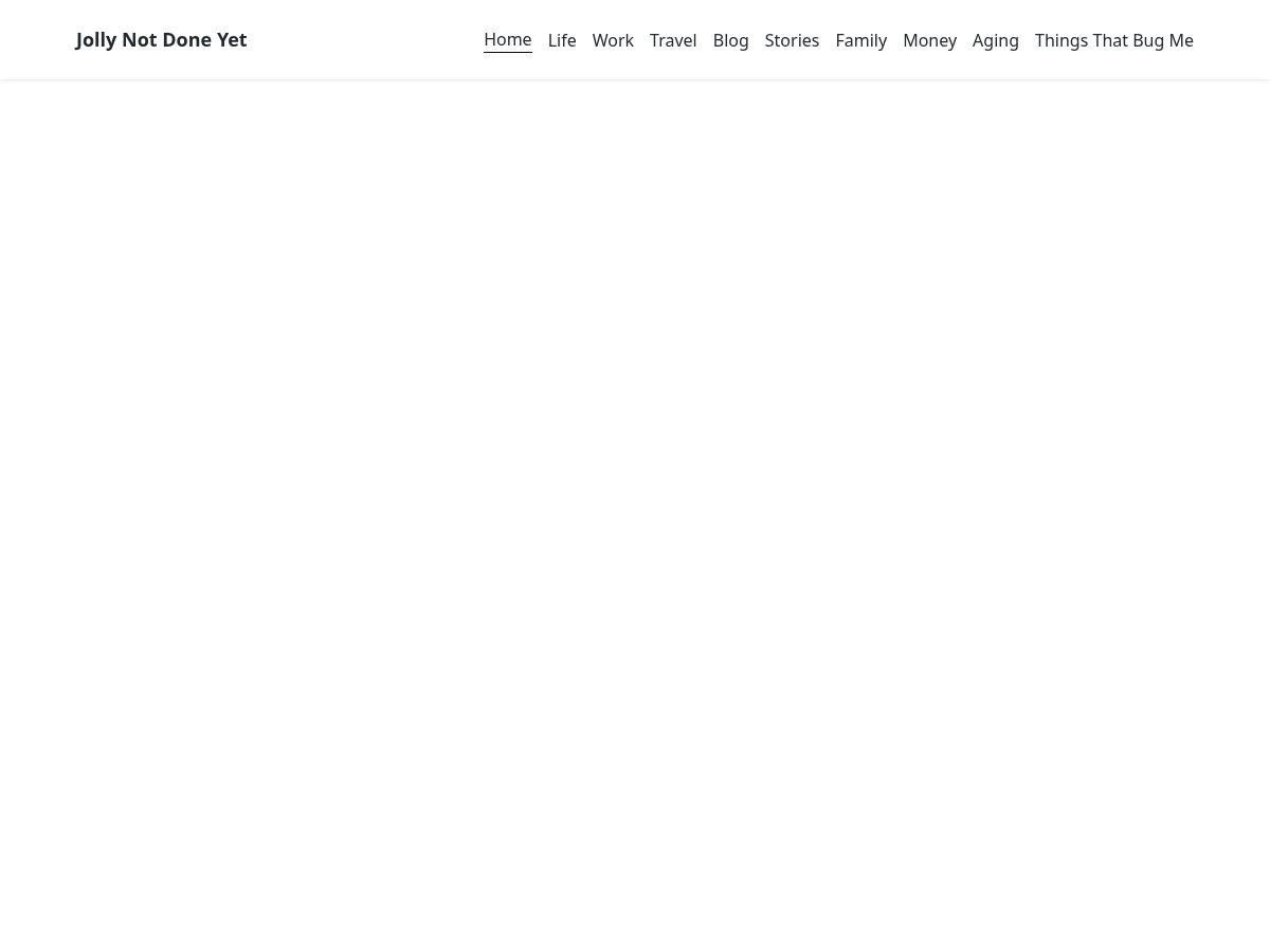 Landing-page snapshot of jollynotdoneyet.com