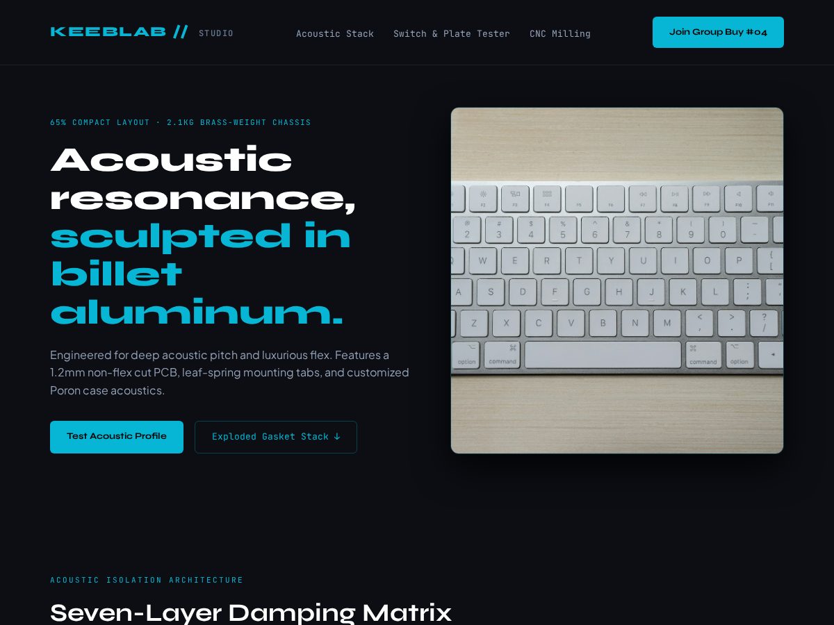 Landing-page snapshot of keeblab.online