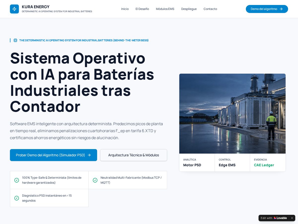 Landing-page snapshot of kuraenergy.store