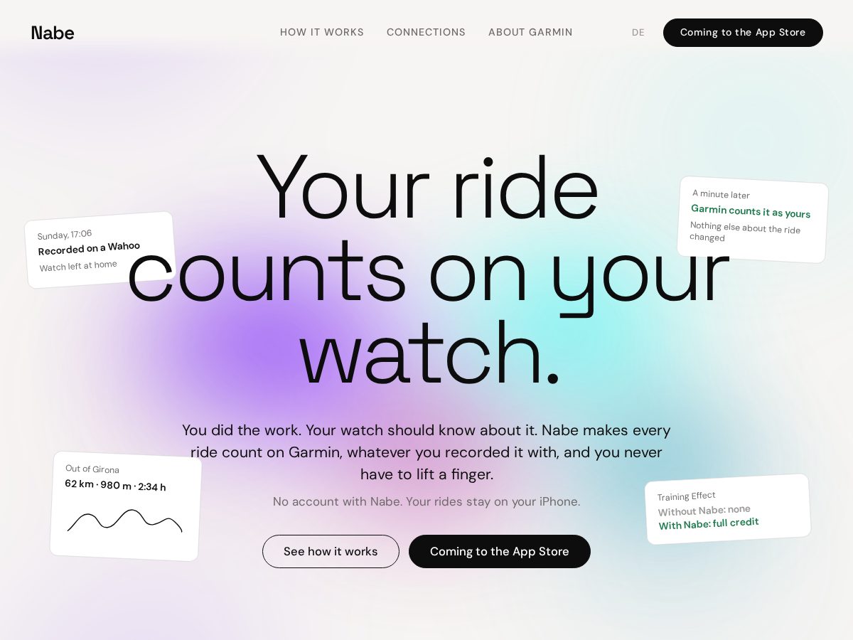Landing-page snapshot of nabehub.com