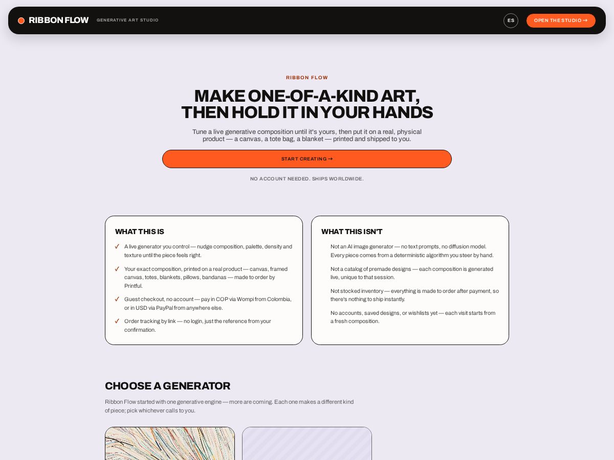 Landing-page snapshot of santiago-montoya.art