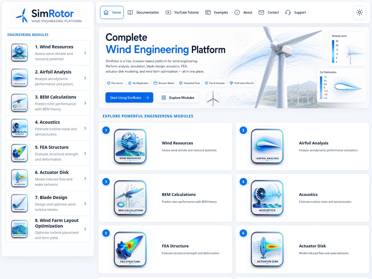 Landing-page snapshot of simrotor.com