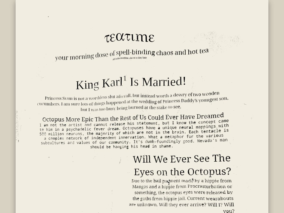 Landing-page snapshot of teatime.press