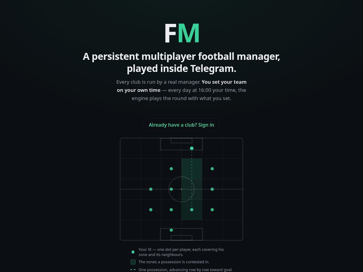 Landing-page snapshot of thefixture.fyi