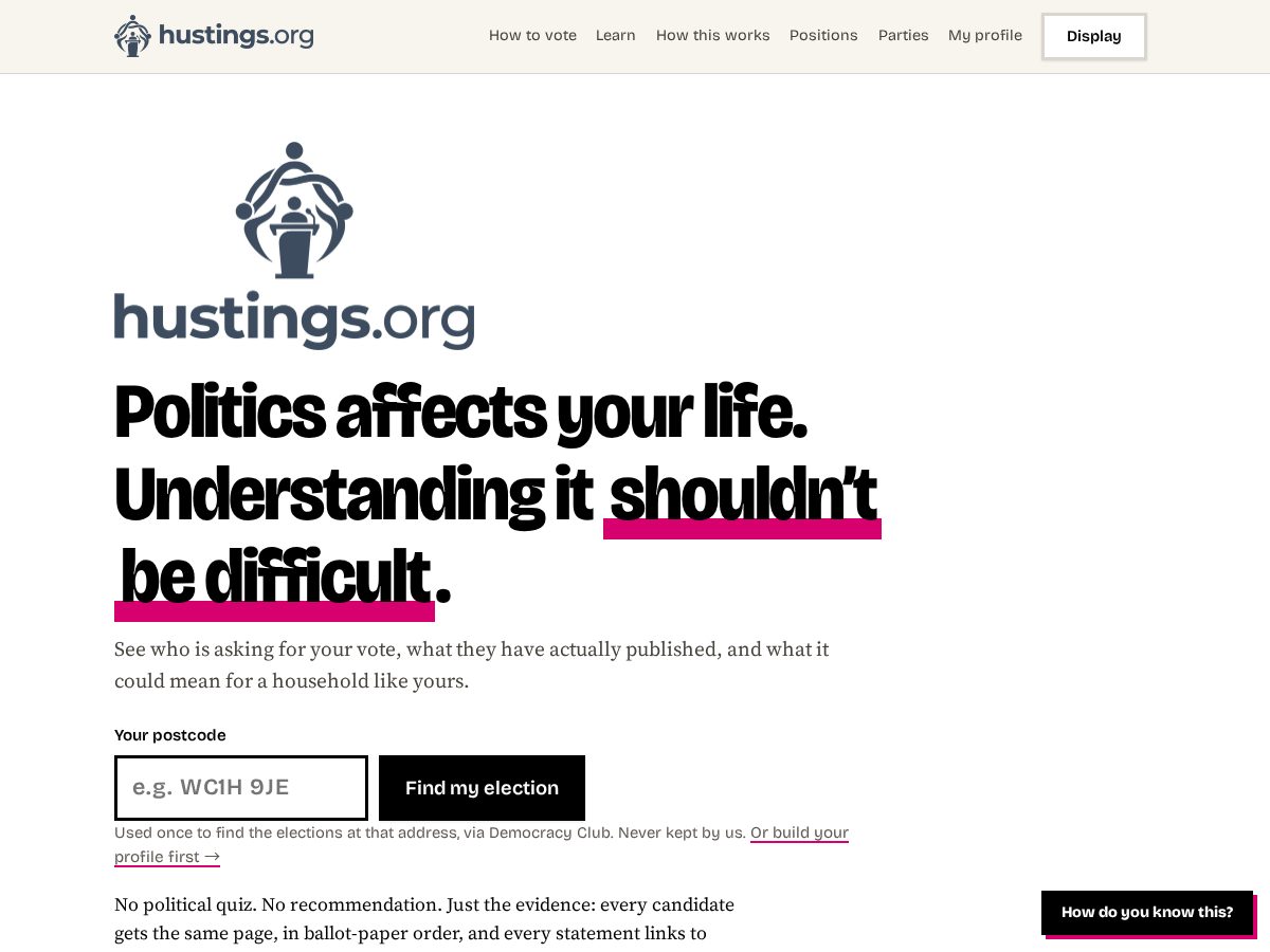 Landing-page snapshot of thisshitmatters.org