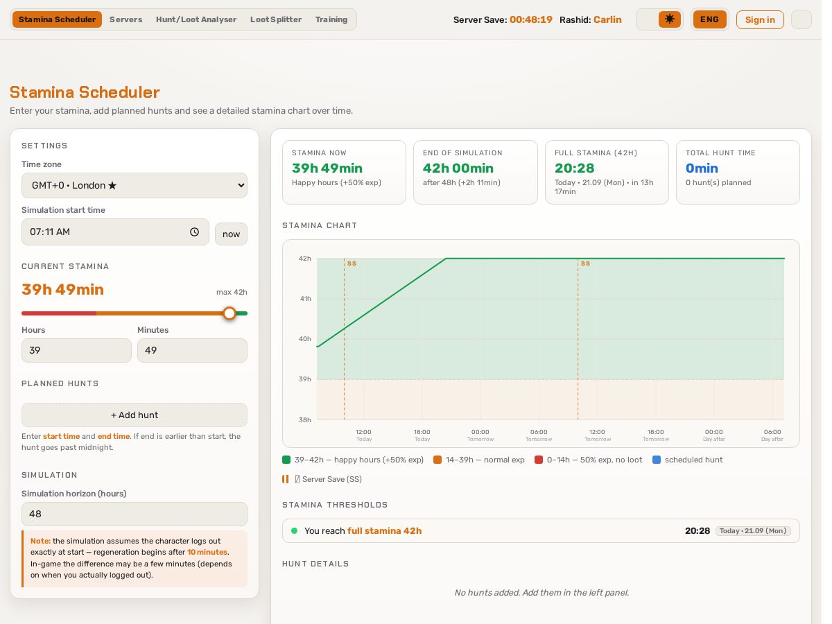 Landing-page snapshot of ttibia.com