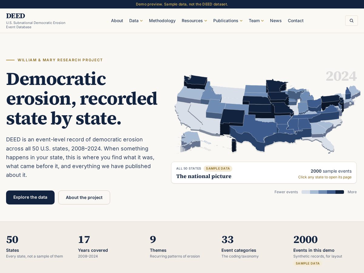 Landing-page snapshot of us-deed.org