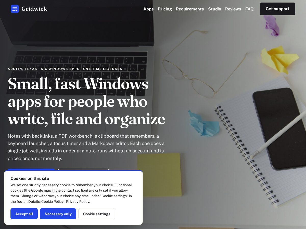 Landing-page snapshot of vellorium.top