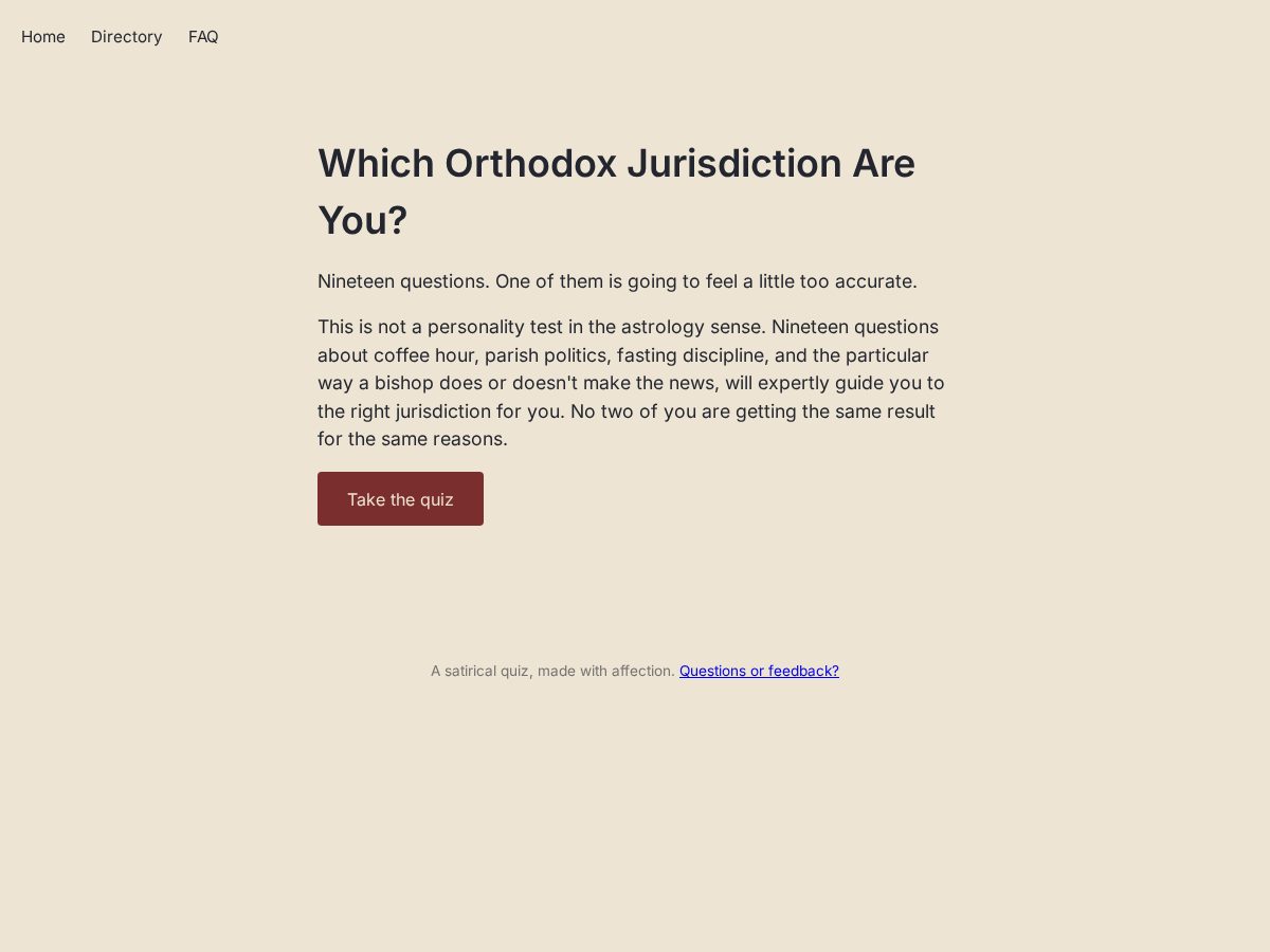 Landing-page snapshot of whichjurisdiction.com