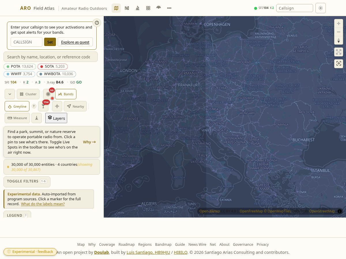 Landing-page snapshot of aroatlas.app