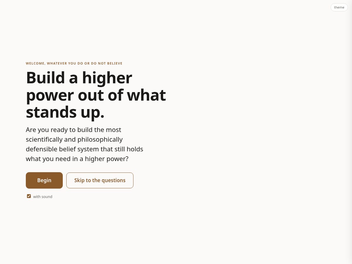 Landing-page snapshot of buildahigherpower.com
