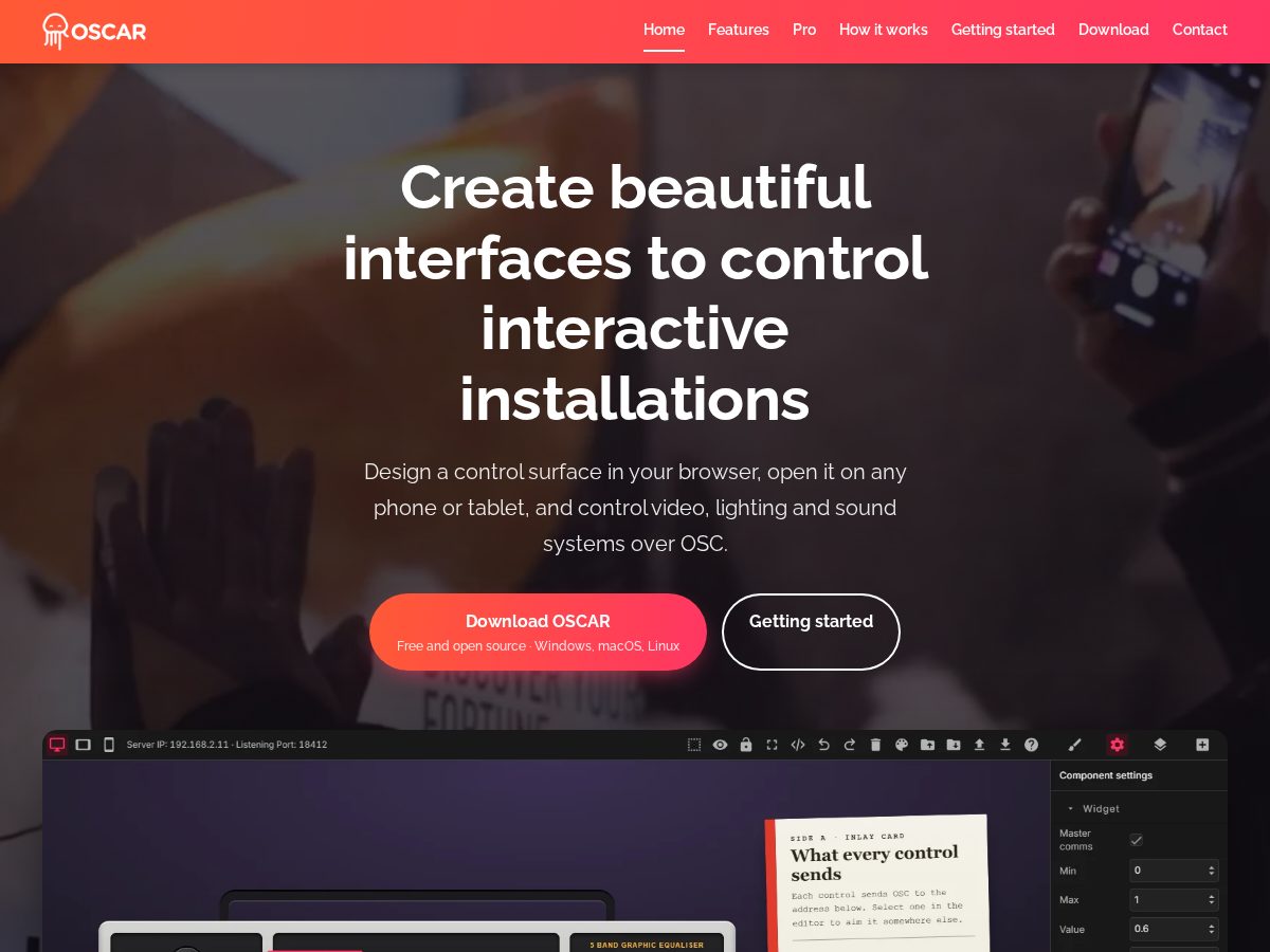 Landing-page snapshot of createwithoscar.site
