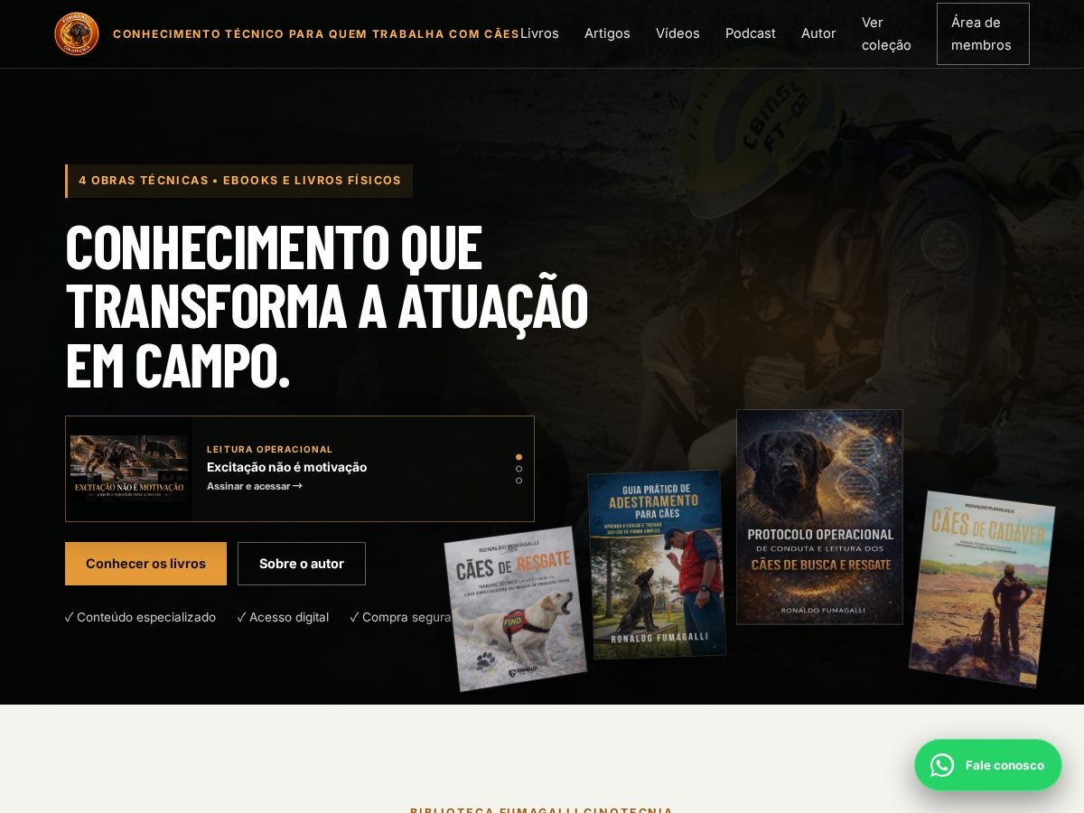 Landing-page snapshot of fumagallicinotecnia.com