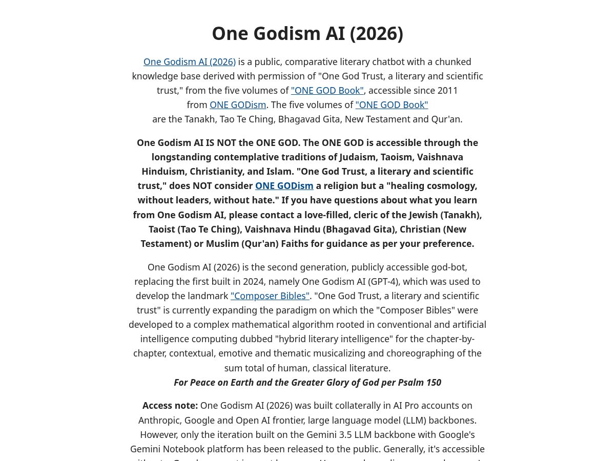 Landing-page snapshot of god-bot.org