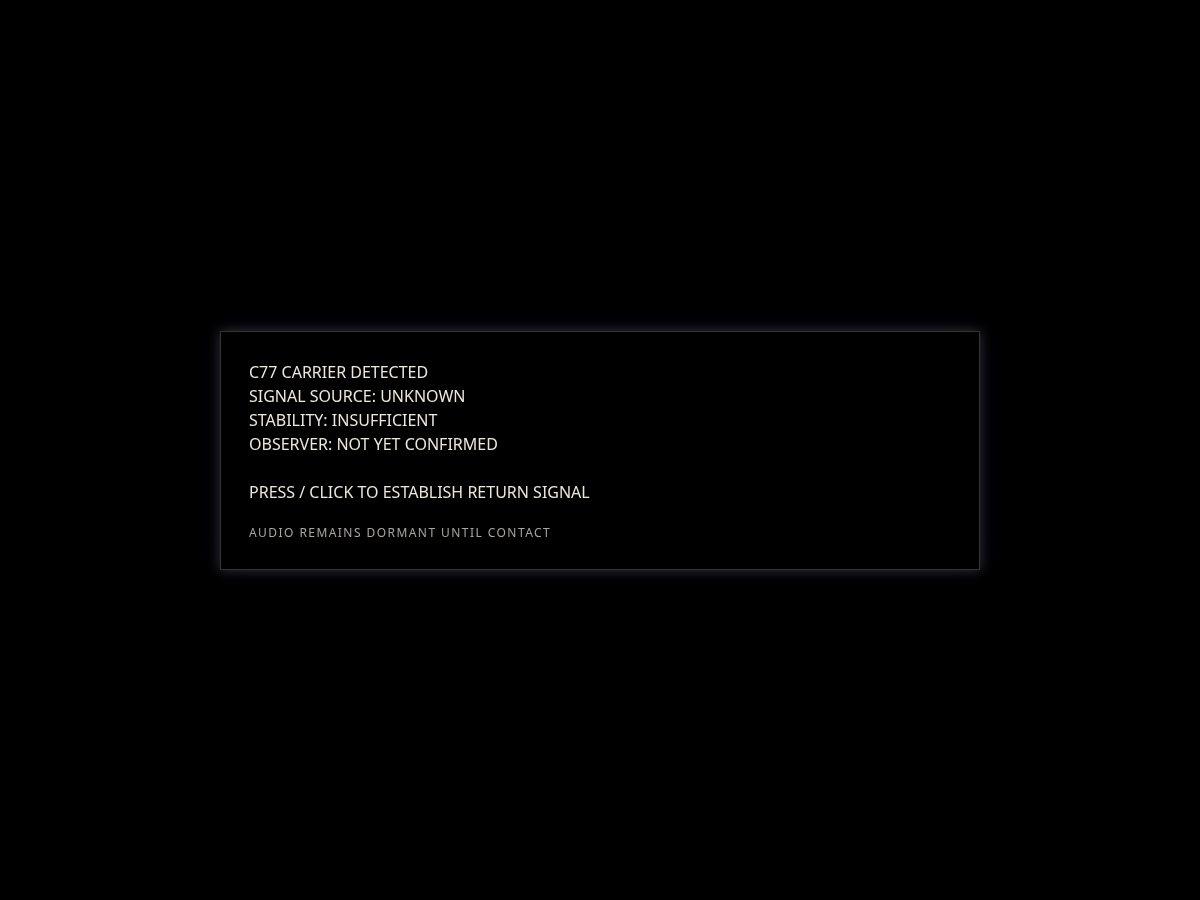 Landing-page snapshot of interrogatereality.com