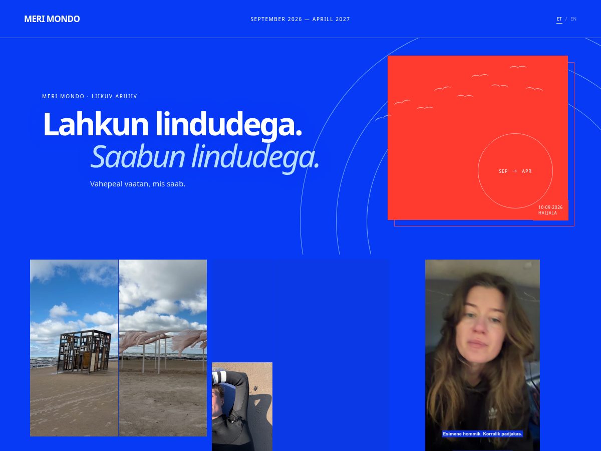 Landing-page snapshot of merimondo.com