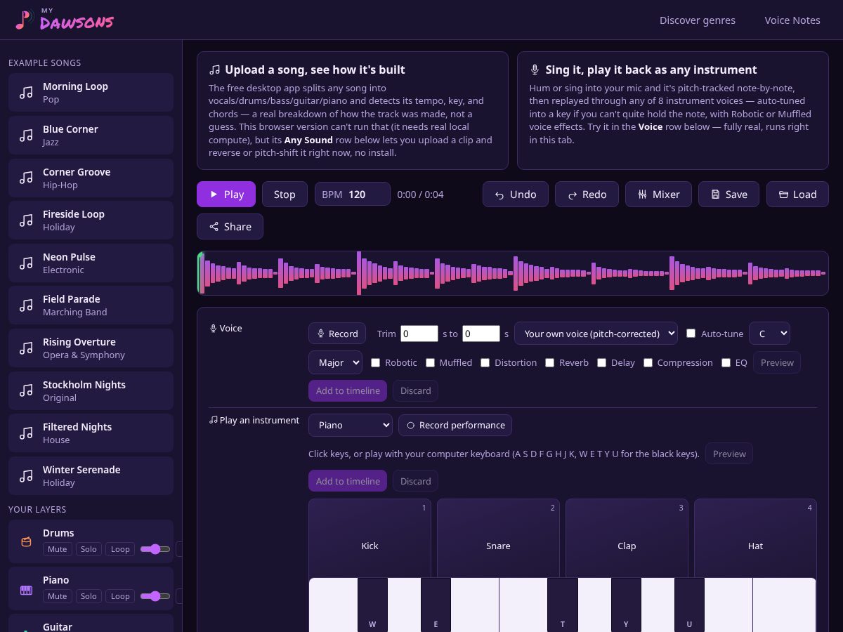 Landing-page snapshot of mydawsons.com