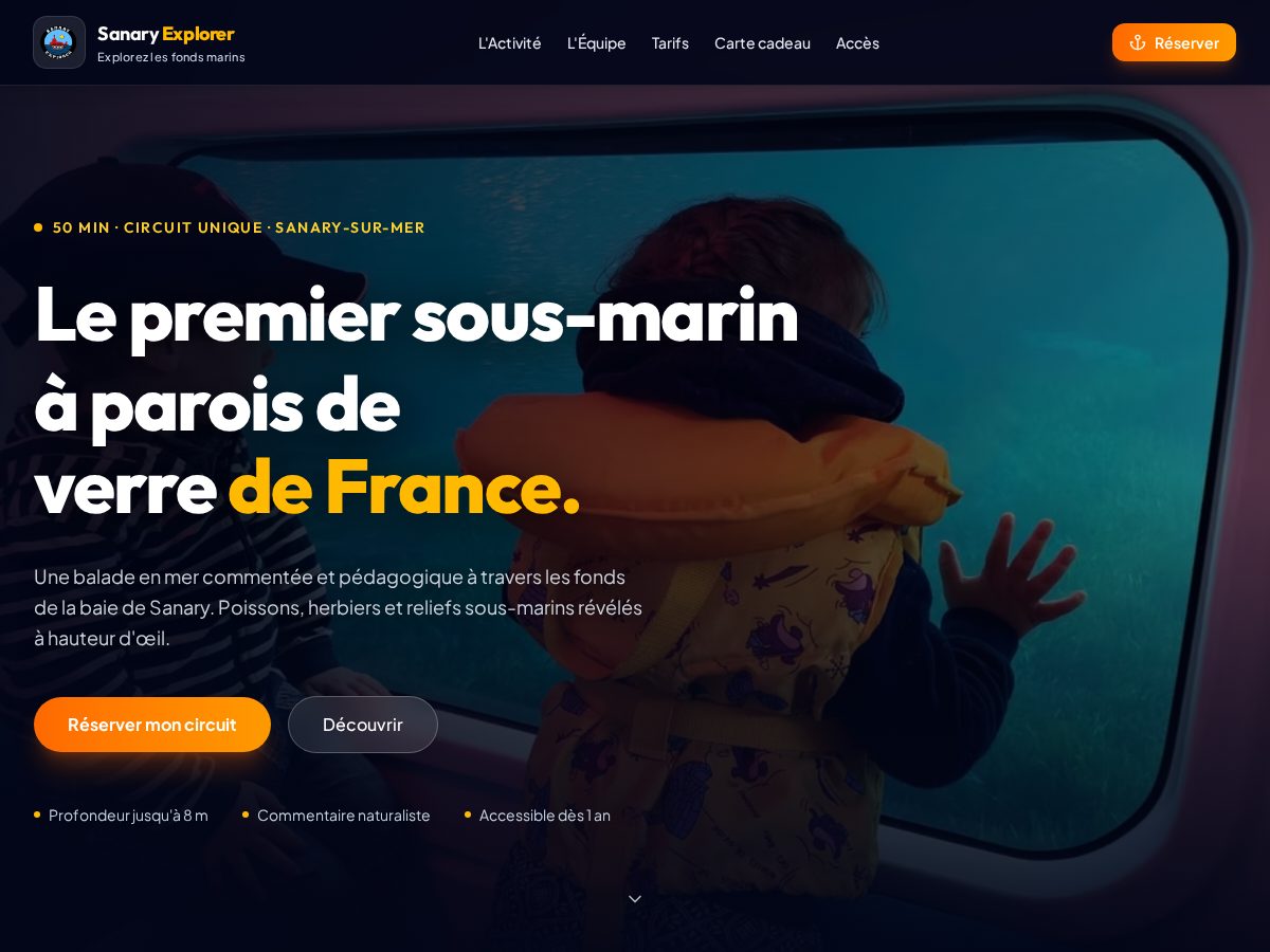 Landing-page snapshot of sanary-explorer.com