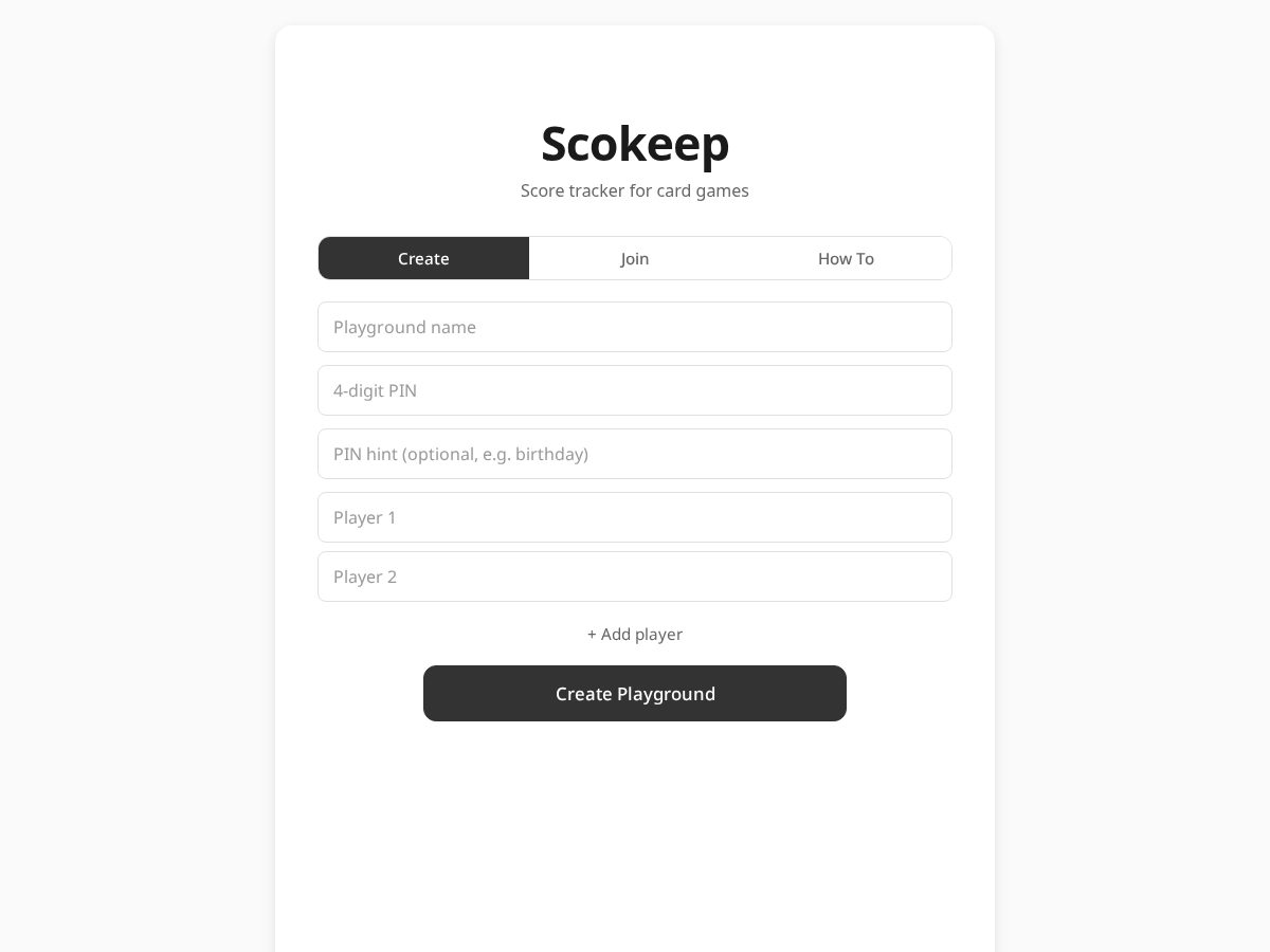 Landing-page snapshot of scokeep.com