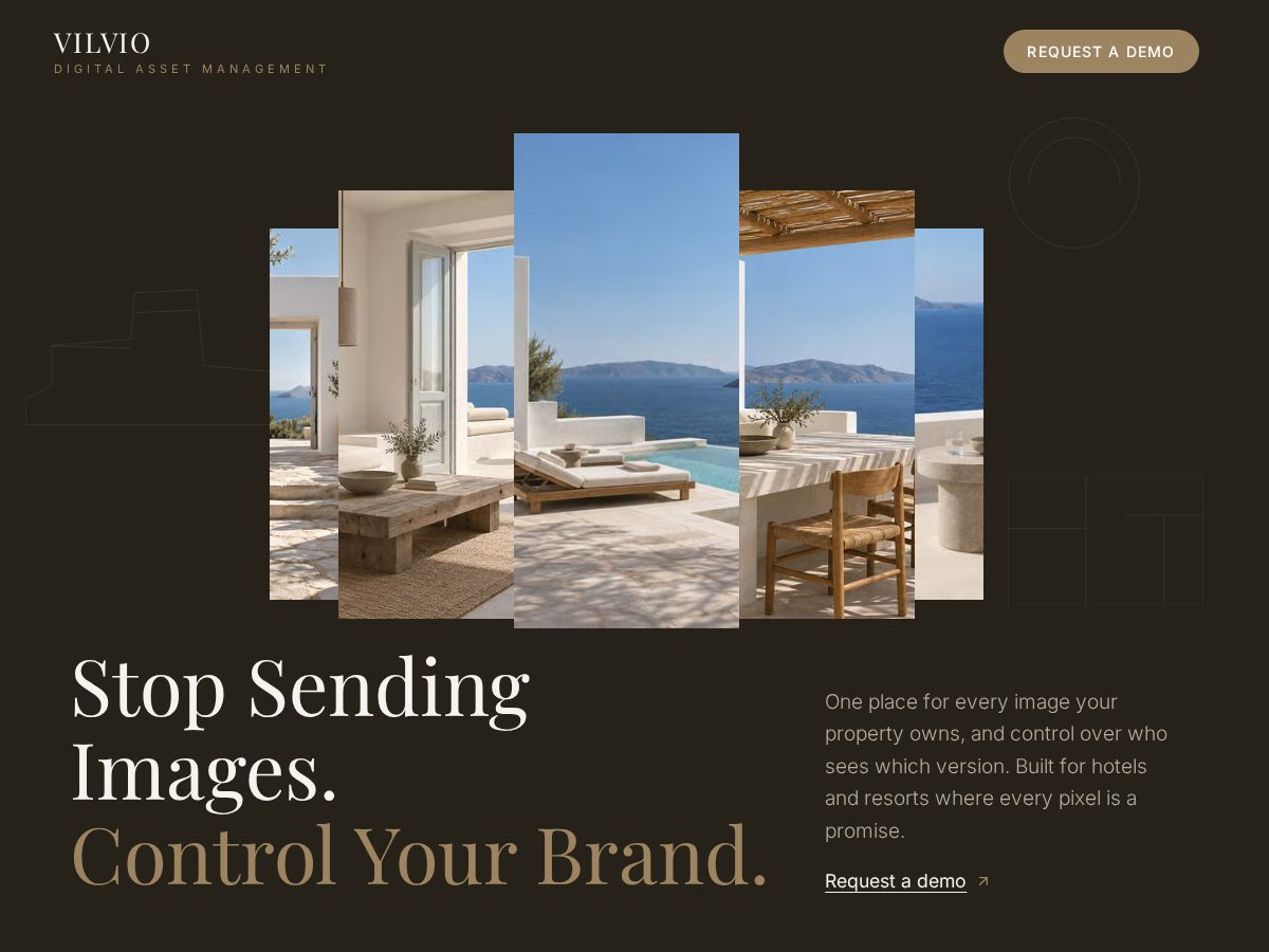 Landing-page snapshot of vilvio.app