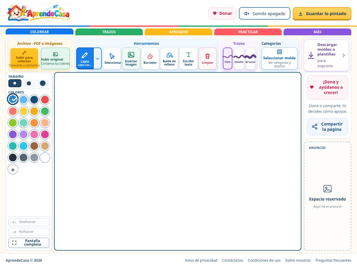 Landing-page snapshot of aprendecasa.com