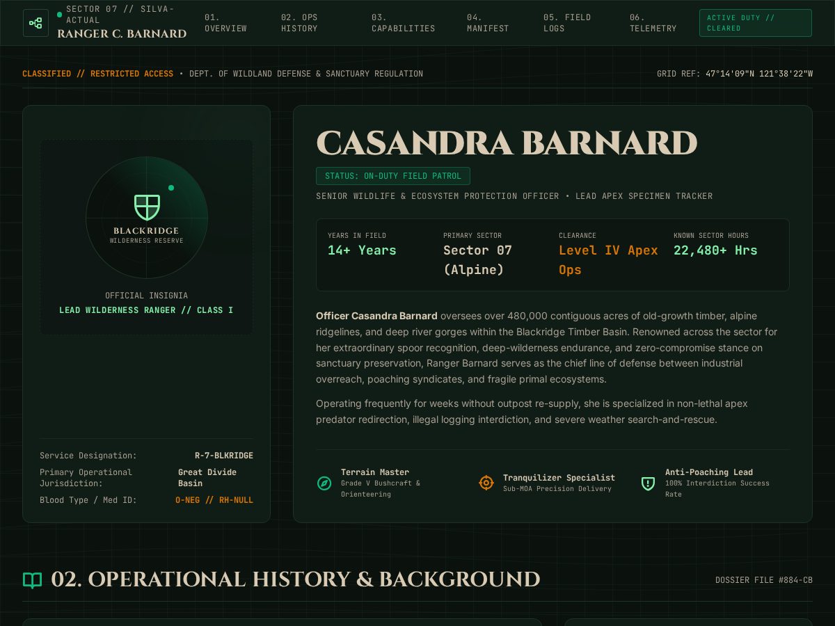 Landing-page snapshot of casandra-barnard.cloud