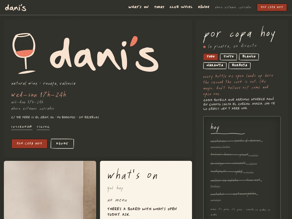 Landing-page snapshot of danisruzafa.com